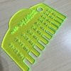 Precision 2-12 oz. Acrylic Leather Thickness Gauge - Neon